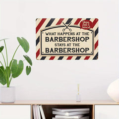 Vintage Tin Signs Barber Shop Retro Metal Signs 20x30cm
