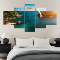 Canvas Poster Paraglider Home Decor Gift Bedroom Wall Art Fall Decor
