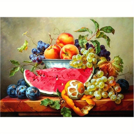 Summer Fruits Diamond Painting Kit - Colorful DIY Art Full Drill