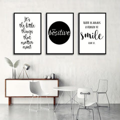 3pcs Canvas Poster Modern Art Motivational Life Waterproof Canvas Art Posters