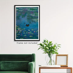 Vintage Monet Canvas Wall Art - Monet's Water Lilies Poster