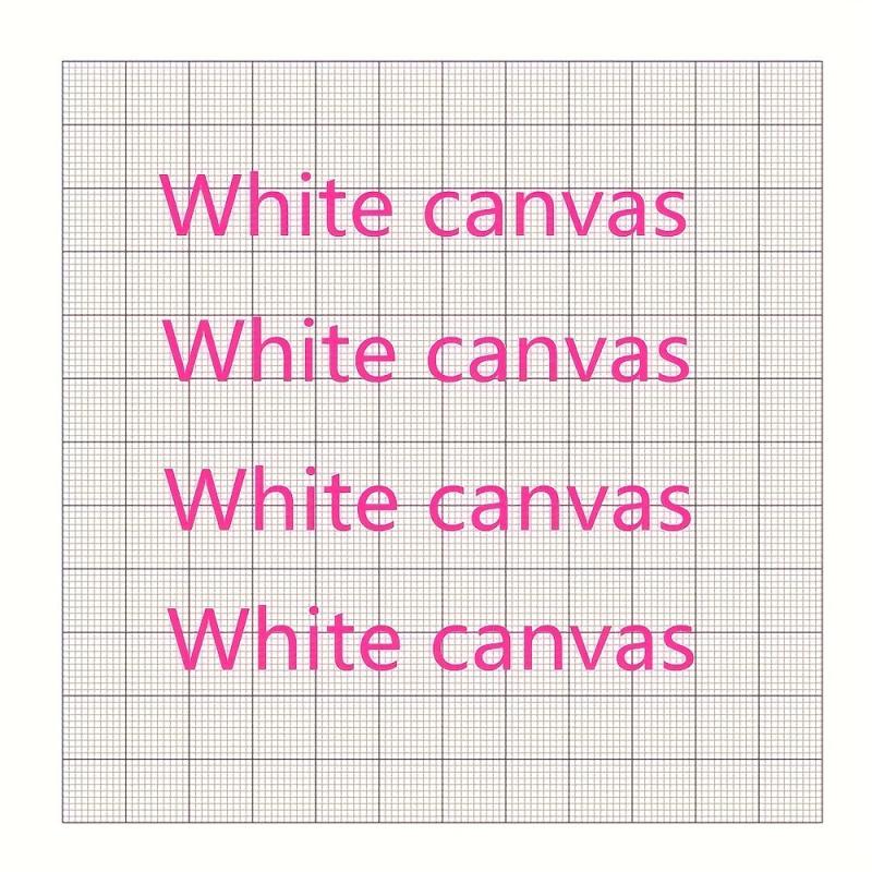 Diamond Painting Blank Grid Canvas 25x25cm