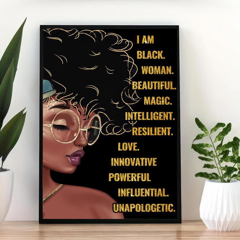 African American Queen Canvas Art Painting