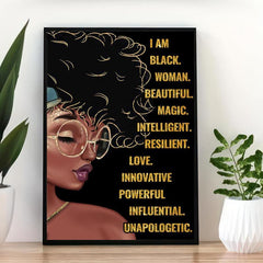 African American Queen Canvas Art Painting