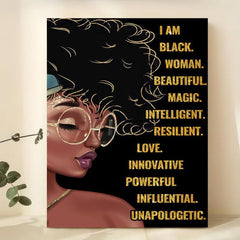 African American Queen Canvas Art Painting