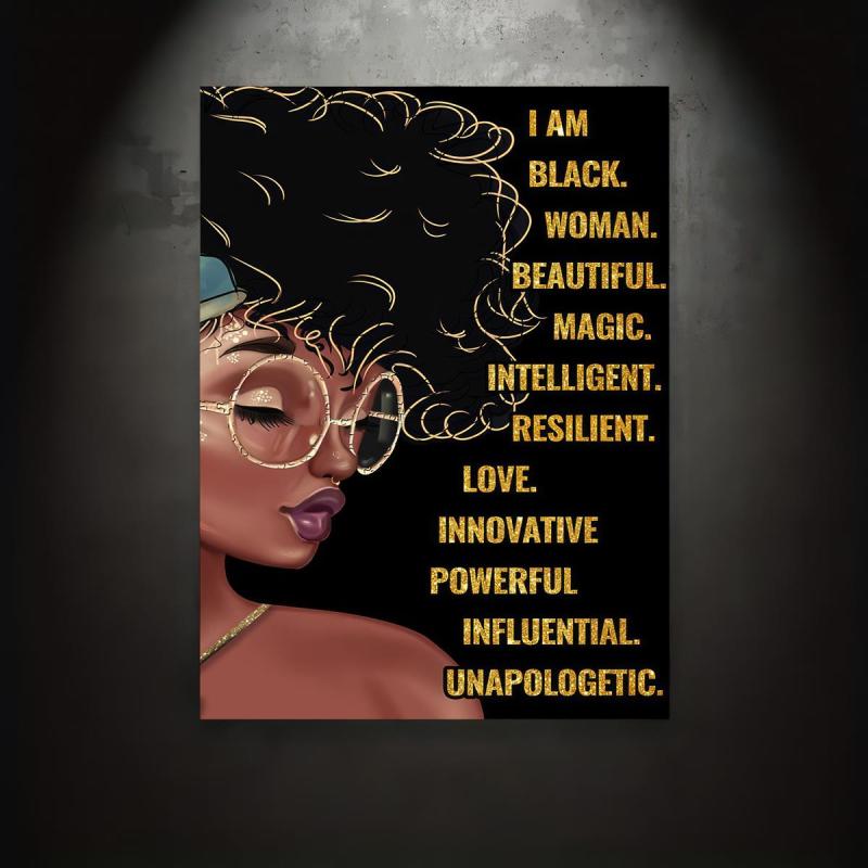 African American Queen Canvas Art Painting