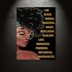 African American Queen Canvas Art Painting
