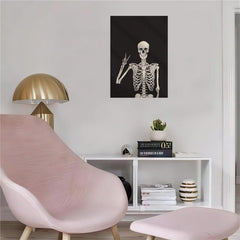 Canvas Painting Hallowmas Skull Print Wall Art Bedroom Living Room Bar Decor