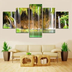 5pcs Landscape Canvas Wall Art Home Decor No Frame