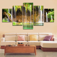 5pcs Landscape Canvas Wall Art Home Decor No Frame
