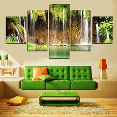 5pcs Landscape Canvas Wall Art Home Decor No Frame