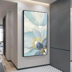 Chinese Style Lotus Canvas Painting Poster for Living Room Bedroom Wall Decor