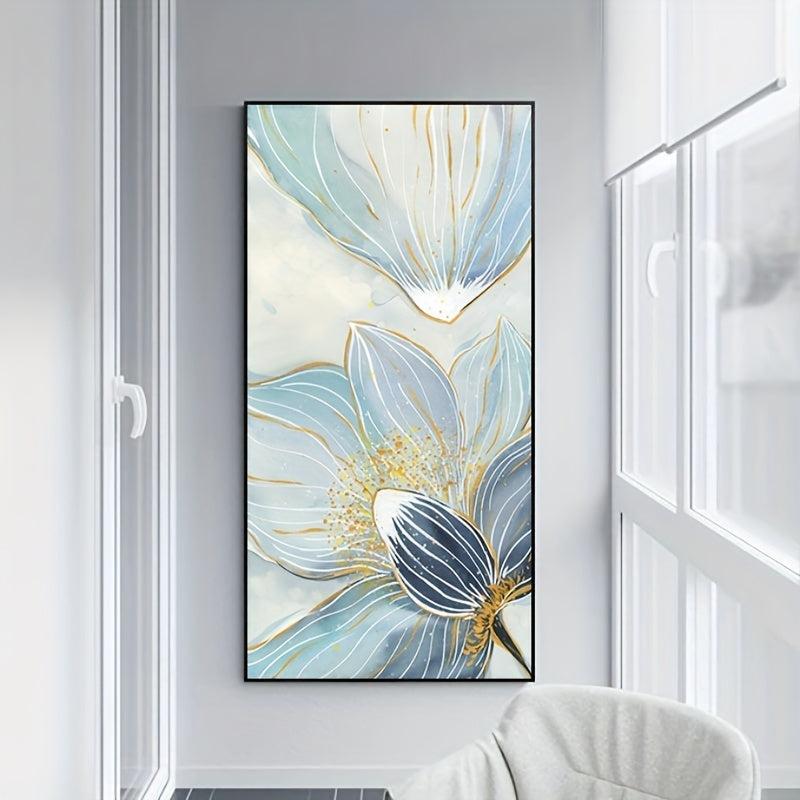 Chinese Style Lotus Canvas Painting Poster for Living Room Bedroom Wall Decor