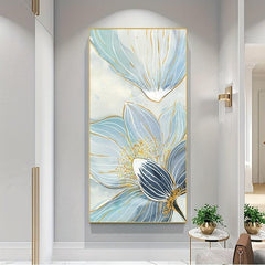 Chinese Style Lotus Canvas Painting Poster for Living Room Bedroom Wall Decor