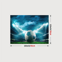 Modern Canvas Football Painting Wall Art