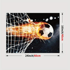 Modern Canvas Football Painting Wall Art