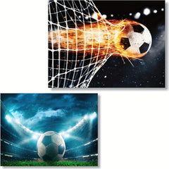 Modern Canvas Football Painting Wall Art