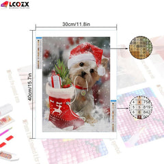 Christmas Rhinestone Painting Kit for Stunning Diamond Art Designs