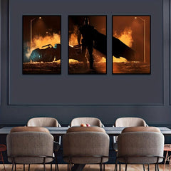 3pcs Superhero Movie Poster Modern Art Wall Decor Ideal Gift