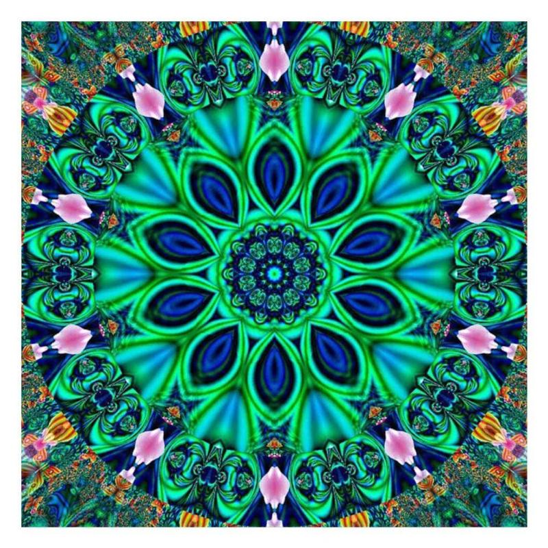 Retro Flowers 5D Diamond Painting Kit Full Round Drill Art DIY