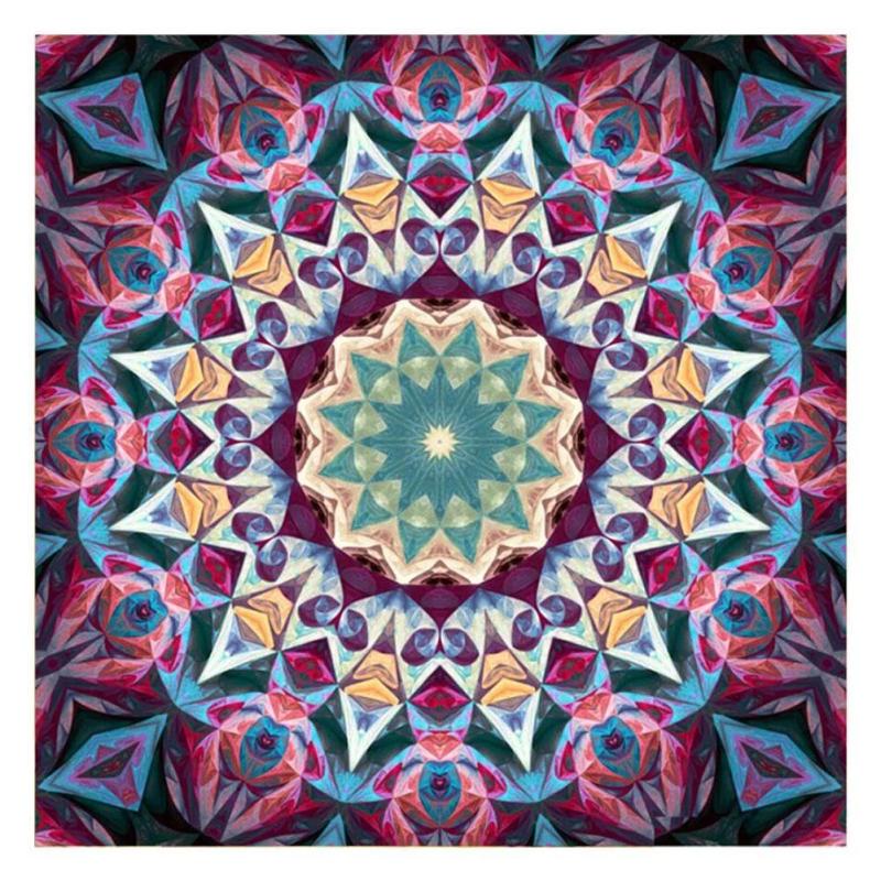 Retro Flowers 5D Diamond Painting Kit Full Round Drill Art DIY