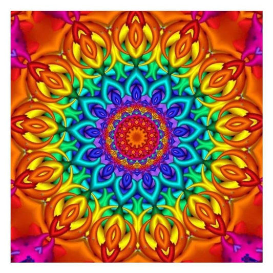 Retro Flowers 5D Diamond Painting Kit Full Round Drill Art DIY