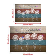 Abstract Canvas Painting Dandelions Wall Art for Daughter