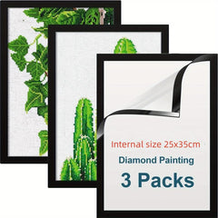 Magnetic Diamond Painting Frame 12x16 Inch Self Adhesive Diamond Picture Frame