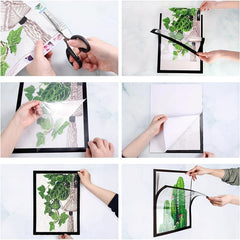 Magnetic Diamond Painting Frame 12x16 Inch Self Adhesive Diamond Picture Frame
