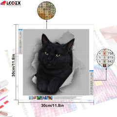 Cat Diamond Painting Kit - DIY Full Diamond Art