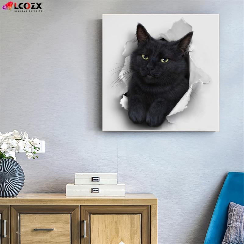 Cat Diamond Painting Kit - DIY Full Diamond Art