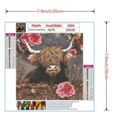 DIY Animal Series 5D Diamond Painting 20x20cm