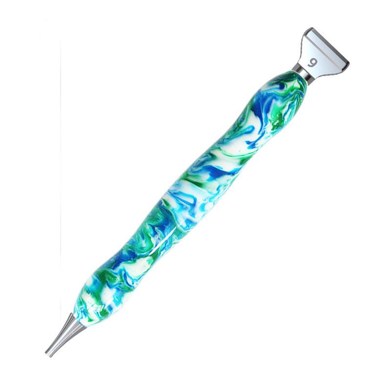 1pc Stainless Steel Diamond Painting Tips Metal Pen Ergonomic Diamond Dot Pencil