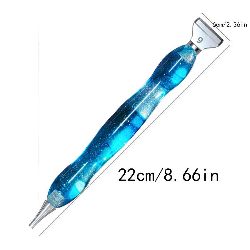 1pc Stainless Steel Diamond Painting Tips Metal Pen Ergonomic Diamond Dot Pencil
