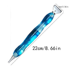 1pc Stainless Steel Diamond Painting Tips Metal Pen Ergonomic Diamond Dot Pencil