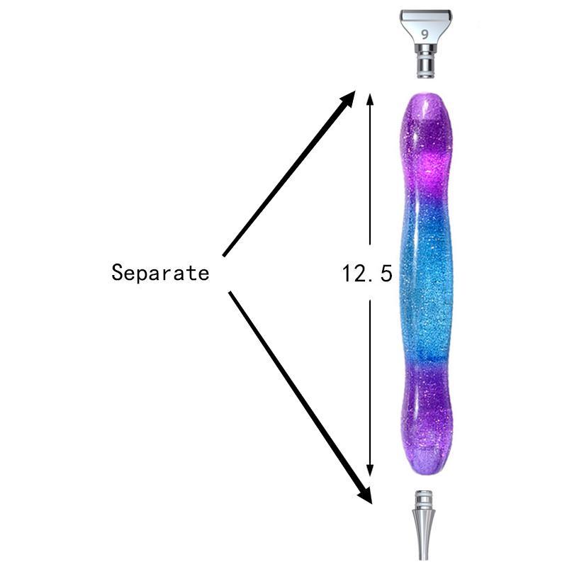 1pc Stainless Steel Diamond Painting Tips Metal Pen Ergonomic Diamond Dot Pencil