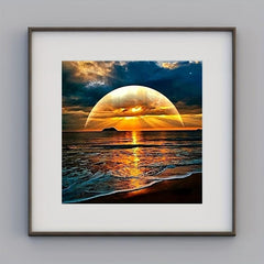 5D Diamond Painting Kit Landscape Butterfly Animal Cow DIY Art Project