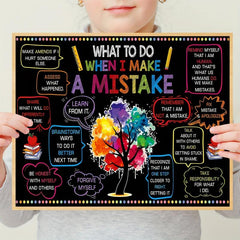 Canvas Poster: Make Amends Art Print