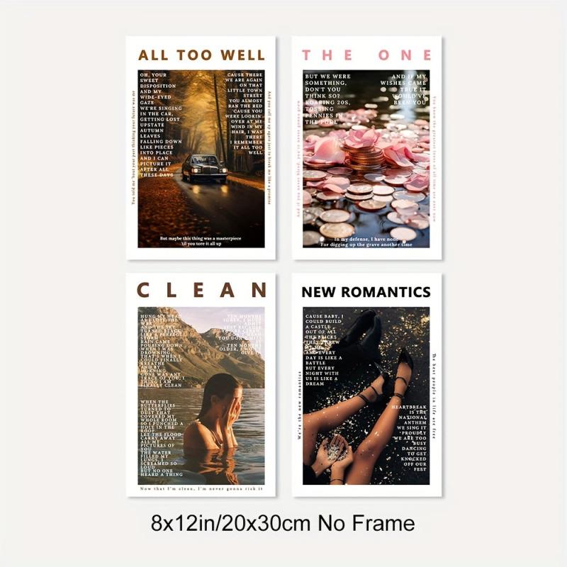 Canvas Poster Modern Art Music Posters Album Art Prints Gift For Bedroom Decor