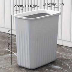 Large Capacity Lidless Trash Can for Home Office