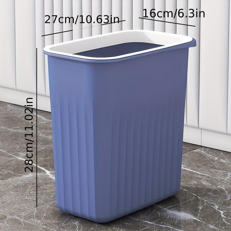 Large Capacity Lidless Trash Can for Home Office