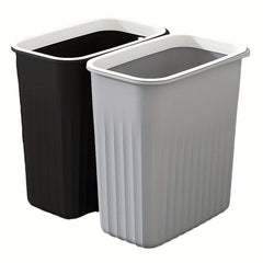 Large Capacity Lidless Trash Can for Home Office