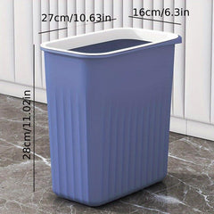 Large Capacity Lidless Trash Can for Home Office