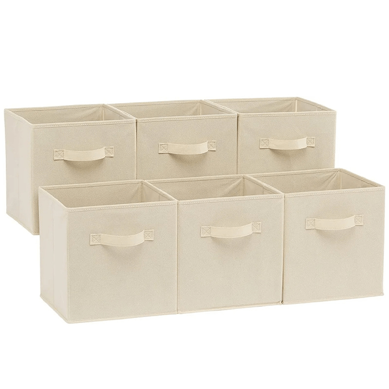Foldable Storage Box with Handle for Toys and Books