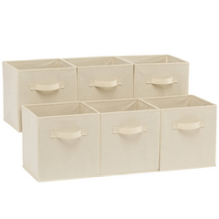 Foldable Storage Box with Handle for Toys and Books