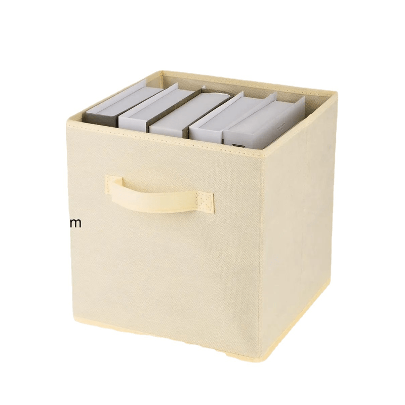 Foldable Storage Box with Handle for Toys and Books