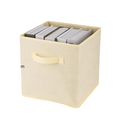 Foldable Storage Box with Handle for Toys and Books