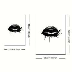 Stylish Girl Makeup Room Decor Canvas Print 6pcs