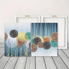 2pcs Abstract Geometric Art Patterns Office Wall Decoration