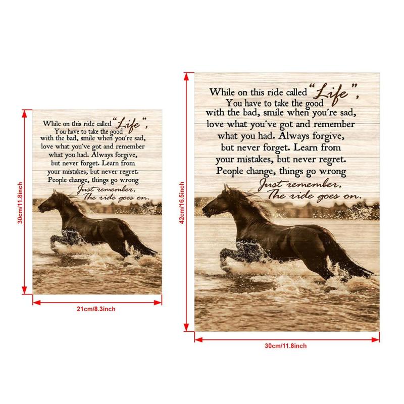 Abstract Running Horse Canvas Painting for Home Decor